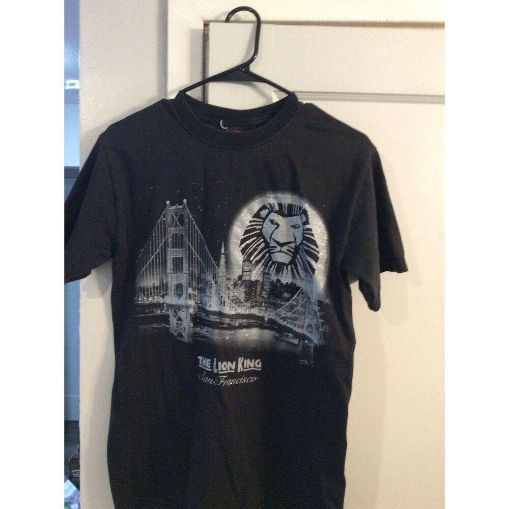 Disney Lion King Broadway Show San Francisco Small S Black Tee